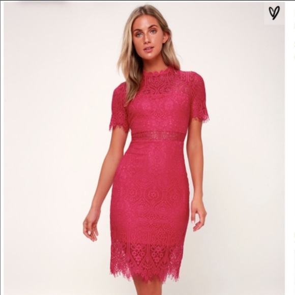 Brand new lulus lace cocktail dress - Picture 1 of 2
